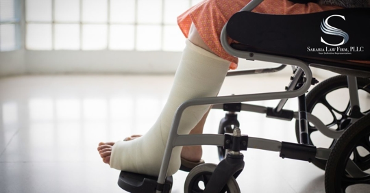 injured victim in wheelchair